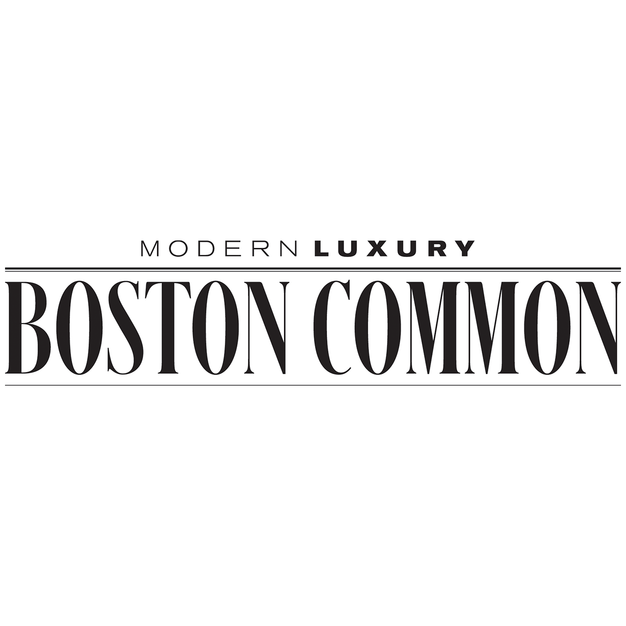 Modern Luxury Boston Common Logo